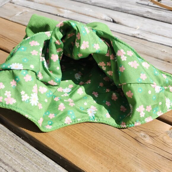 ADORABLY SWEET Marc Jacobs DAISY WILD Bag Green Tie Up Rough Sack Style BNWOT - Picture 2 of 7